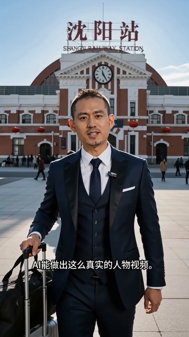 真人口播 AI短视频封面